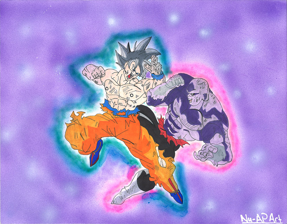Goku vs. Jiren - Digital Print | Anume